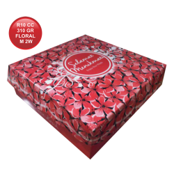 R10 CETAK COATED 310 FLORAL MERAH 2W